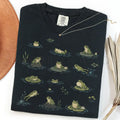 Frogs in Pond Comfort Colors T-Shirt - Black / S - T-Shirt