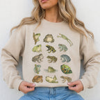 Frog Species Graphic Sweatshirt