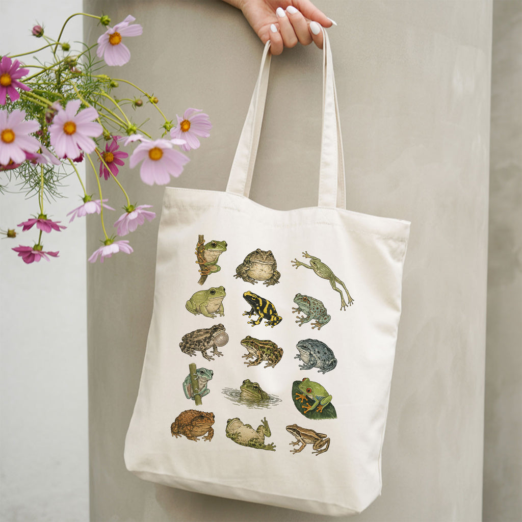 Frog Species Tote Bag