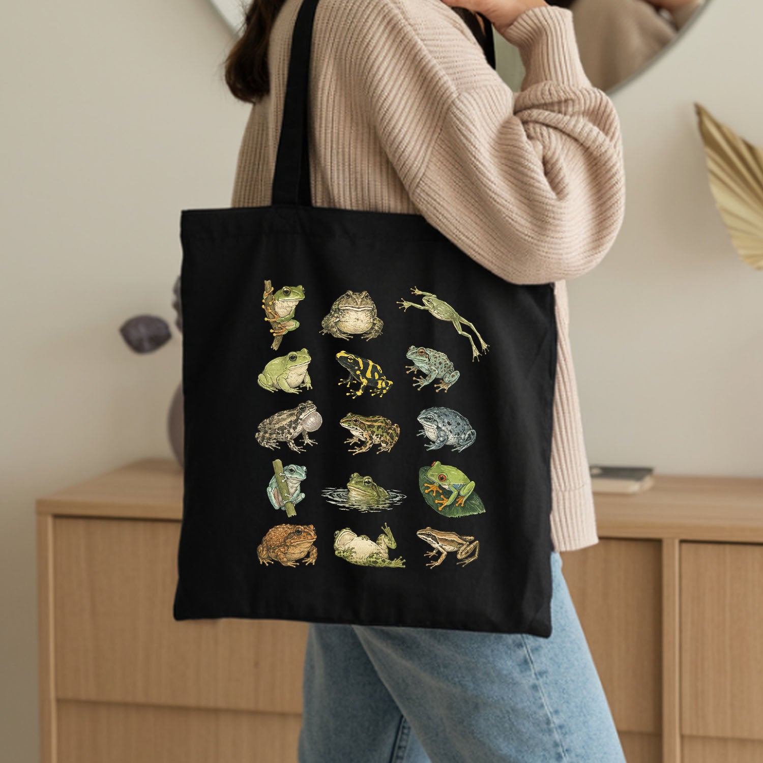 Frog Species Tote Bag