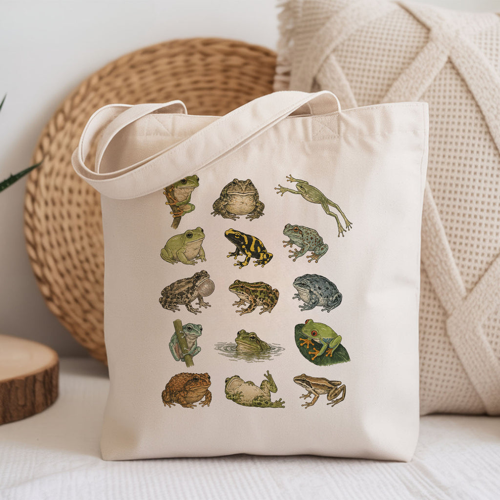 Frog Species Tote Bag