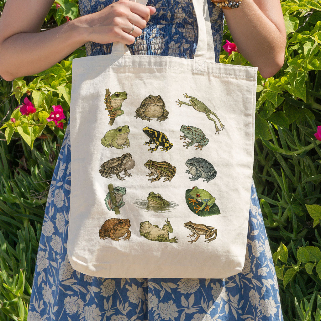 Frog Species Tote Bag