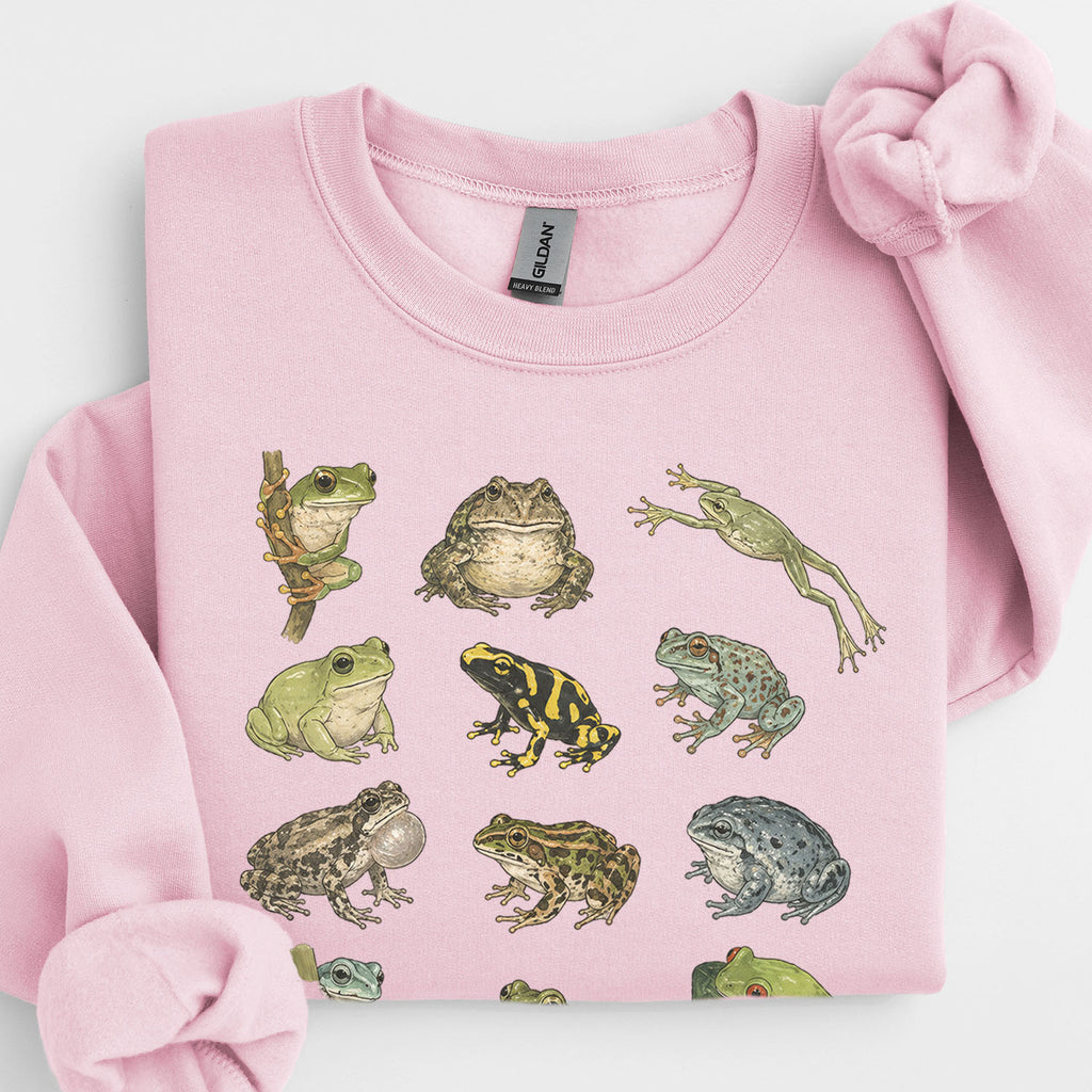 Frog Species Graphic Sweatshirt