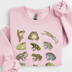 Frog Species Graphic Sweatshirt