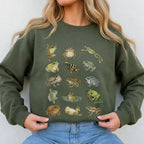 Frog Species Graphic Sweatshirt