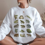 Frog Species Graphic Sweatshirt