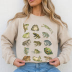 Frog Species Graphic Sweatshirt