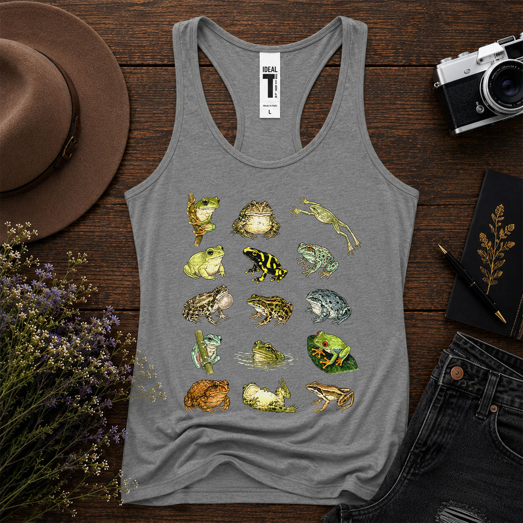 Frog Species Racerback Tank Top