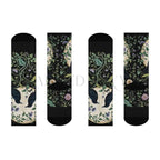 Full Moon Crow Adults Unisex Socks