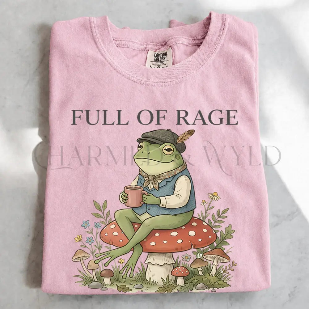 Full of Rage and Whimsy Frog T-Shirt - Blossom / S - T-Shirt