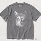 Gangster Catpuc Comfort Colors T-Shirt - Grey / S - T-Shirt