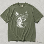 Gangster Catpuc Comfort Colors T-Shirt - Moss / S - T-Shirt
