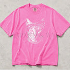Gangster Catpuc Comfort Colors T-Shirt - Neon Pink / S - T-Shirt