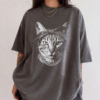 Gangster Catpuc Comfort Colors T-Shirt - Pepper / S - T-Shirt