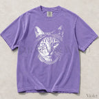 Gangster Catpuc Comfort Colors T-Shirt - Violet / S - T-Shirt
