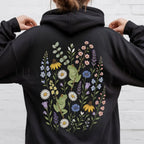 Garden Tree Frogs Hooded Sweatshirt - Black / S - Hoodie