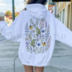 Garden Tree Frogs Hooded Sweatshirt - White / S - Hoodie