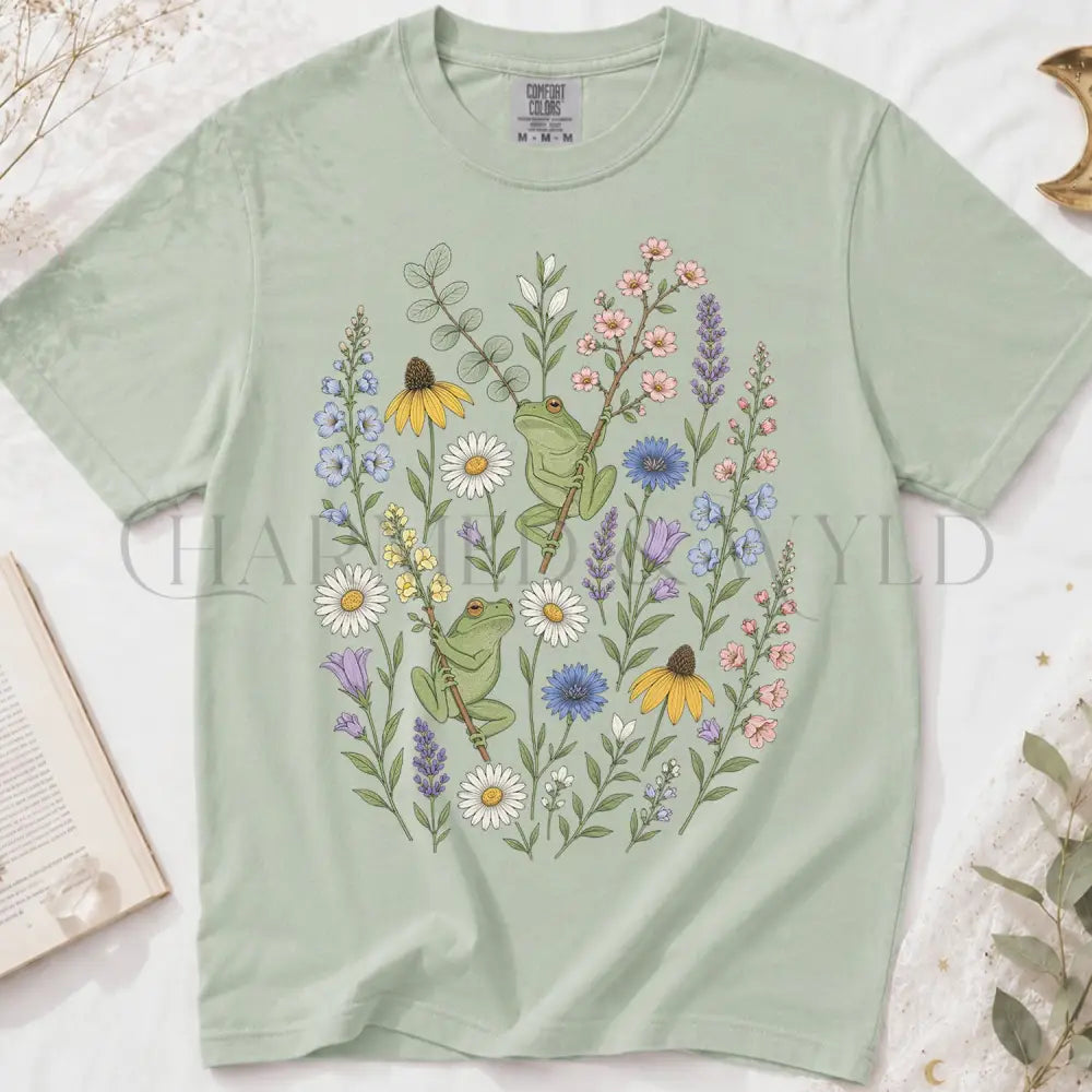 Garden Tree Frogs T-Shirt - Bay / S - T-Shirt