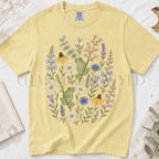 Garden Tree Frogs T-Shirt - Butter / S - T-Shirt