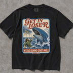 Get In Loser Jonah 1:17 Comfort Colors TShirt - Black / S - T-Shirt