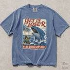 Get In Loser Jonah 1:17 Comfort Colors TShirt - Blue Jean / S - T-Shirt