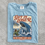 Get In Loser Jonah 1:17 Comfort Colors TShirt - Chambray / S - T-Shirt
