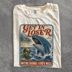 Get In Loser Jonah 1:17 Comfort Colors TShirt - Ivory / S - T-Shirt