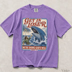 Get In Loser Jonah 1:17 Comfort Colors TShirt - Violet / S - T-Shirt