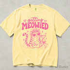 Pink Getting Meowied Comfort Colors T-Shirt