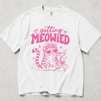 Pink Getting Meowied Comfort Colors T-Shirt