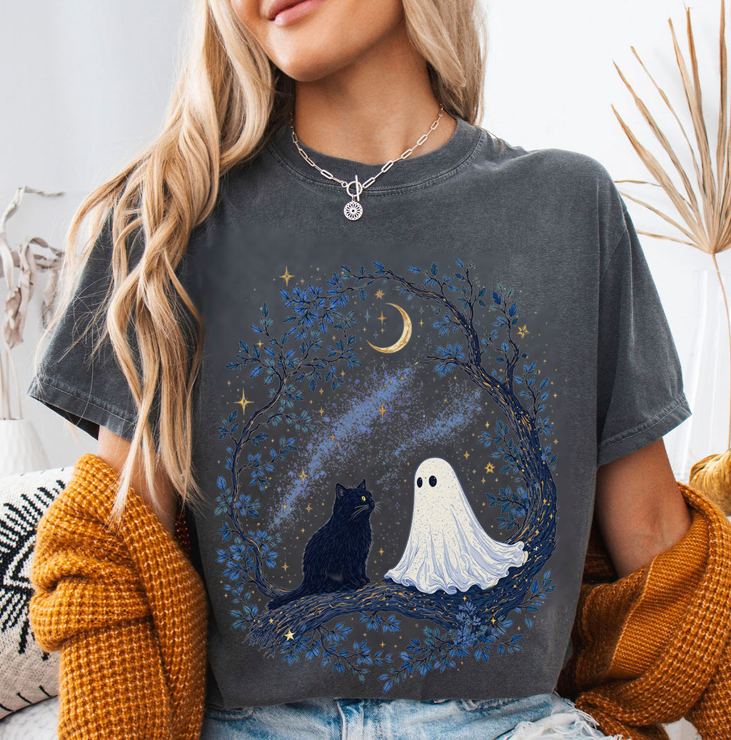 The Cat and The Ghost T-Shirt