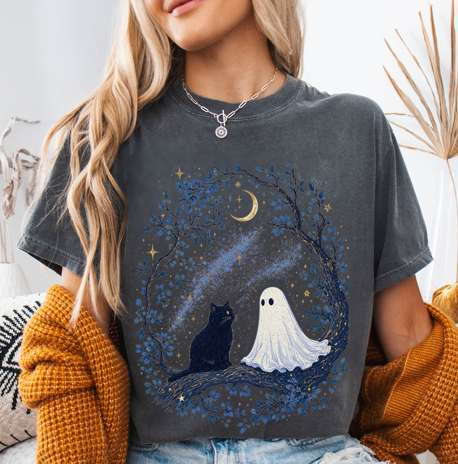 The Cat and The Ghost T-Shirt