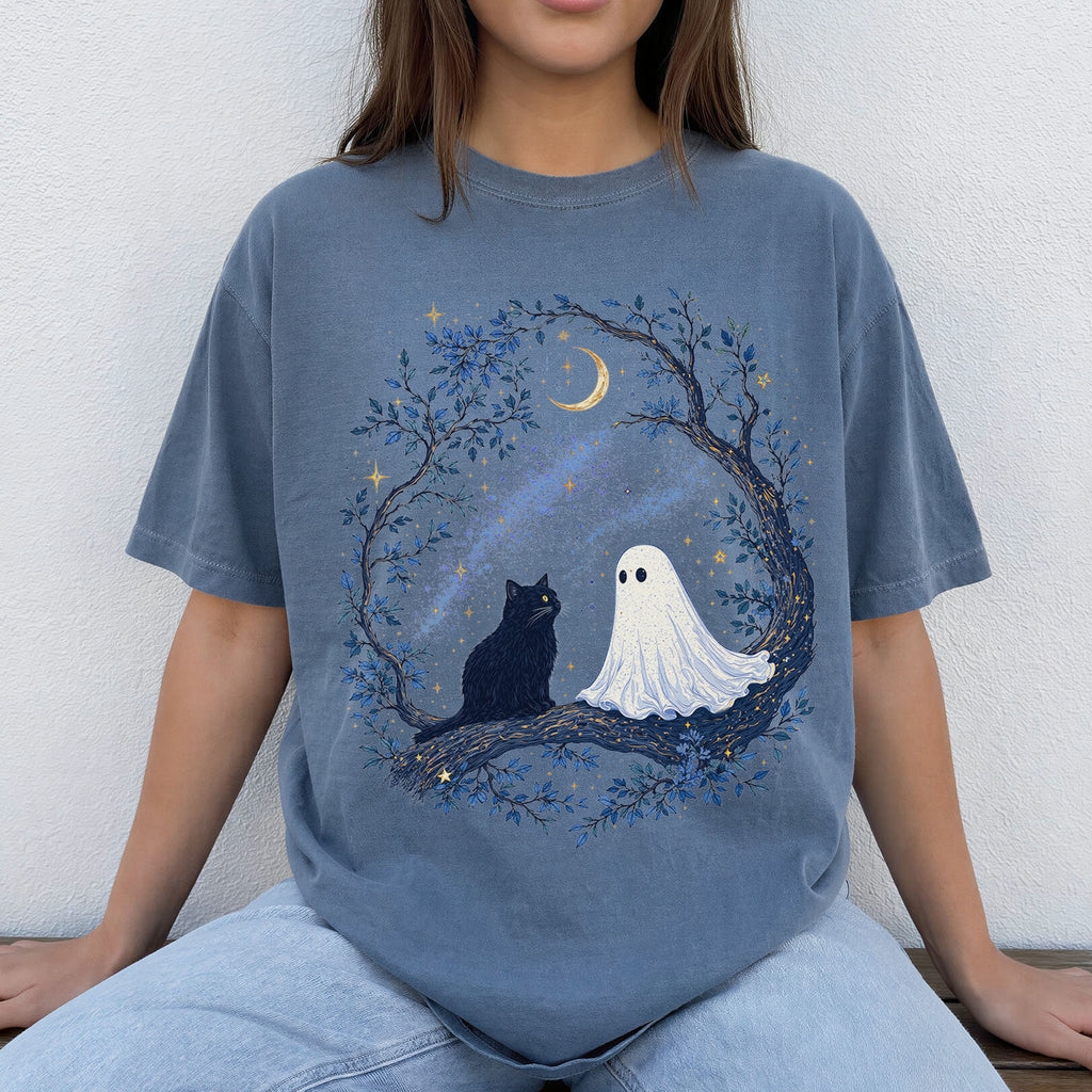 The Cat and The Ghost T-Shirt