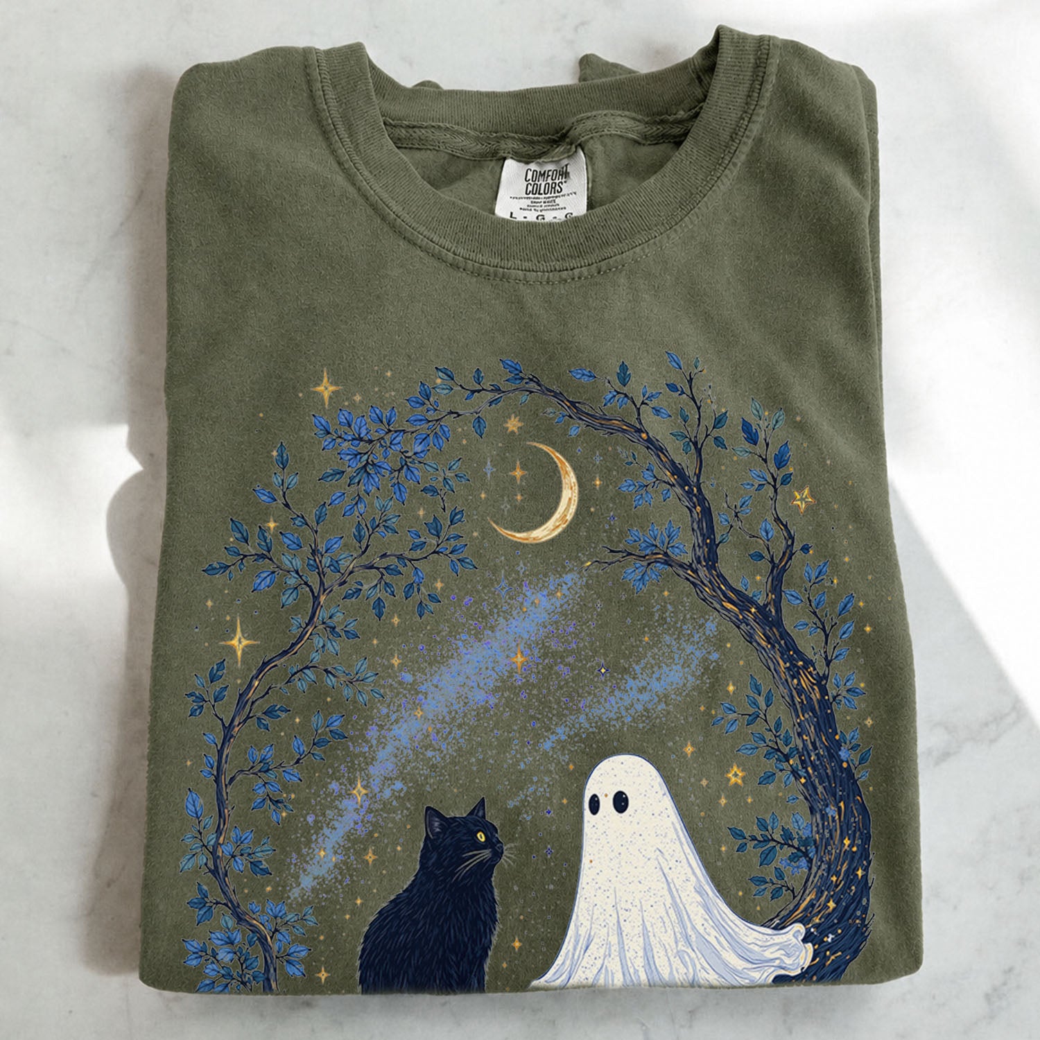 The Cat and The Ghost T-Shirt