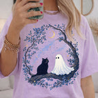 The Cat and The Ghost T-Shirt