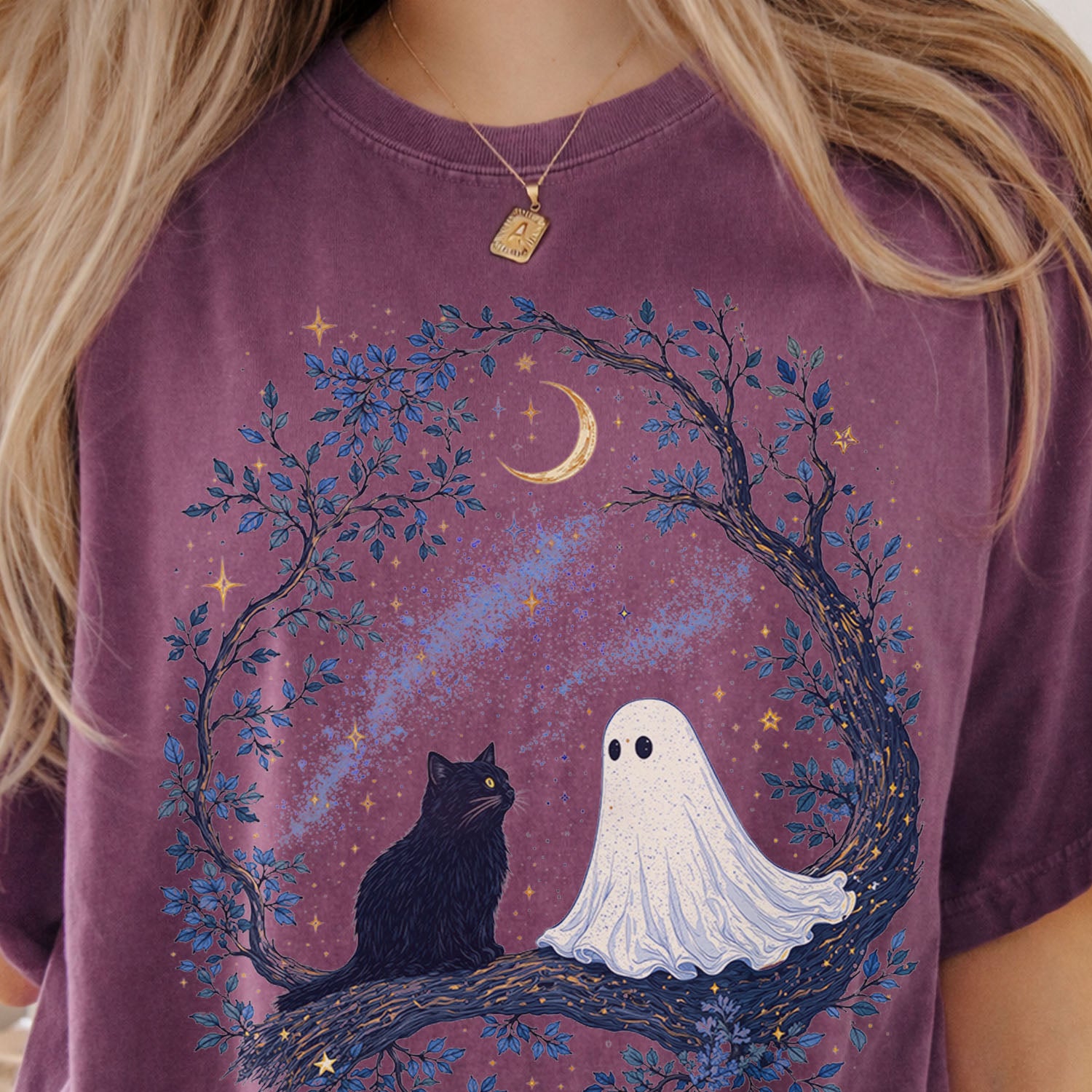 The Cat and The Ghost T-Shirt