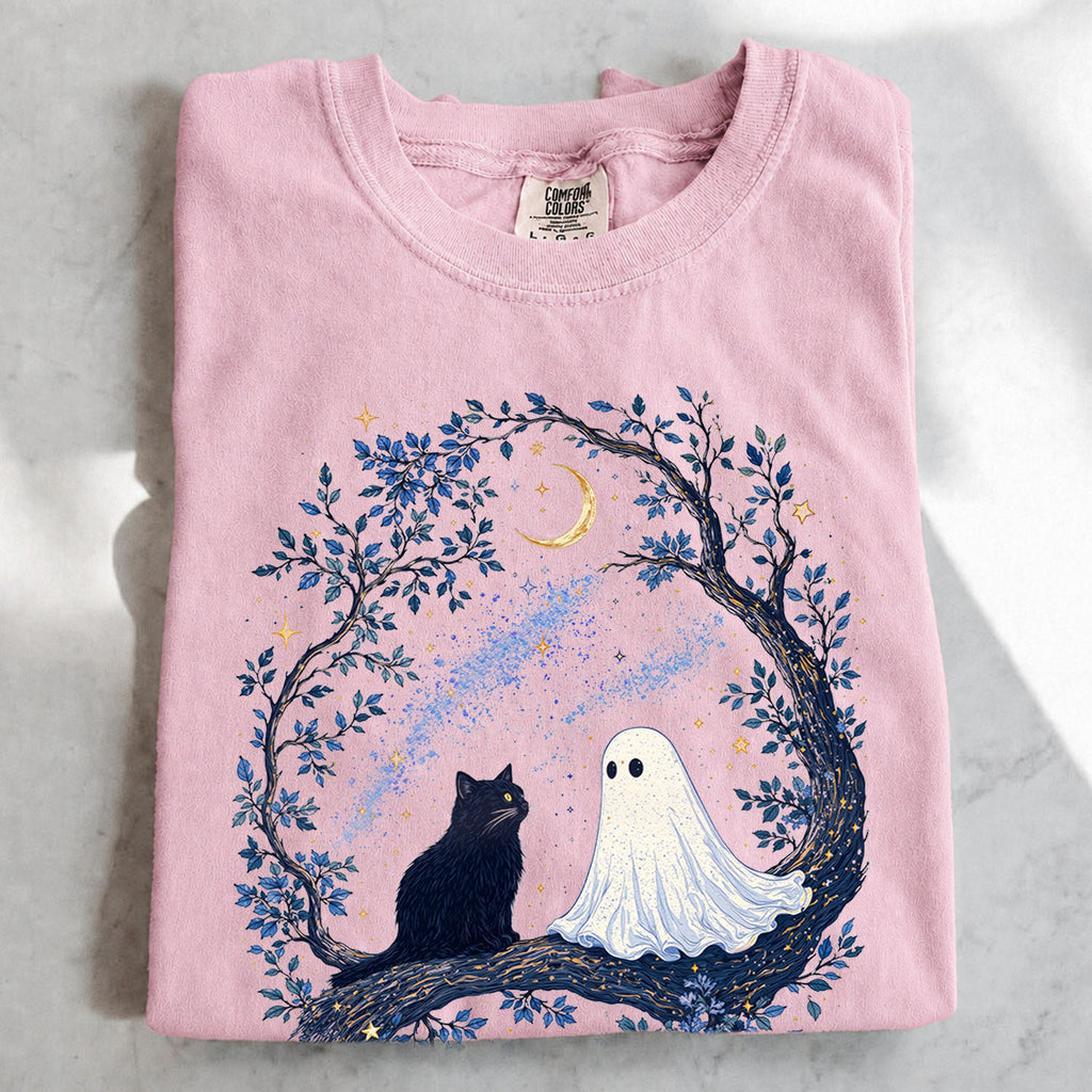 The Cat and The Ghost T-Shirt
