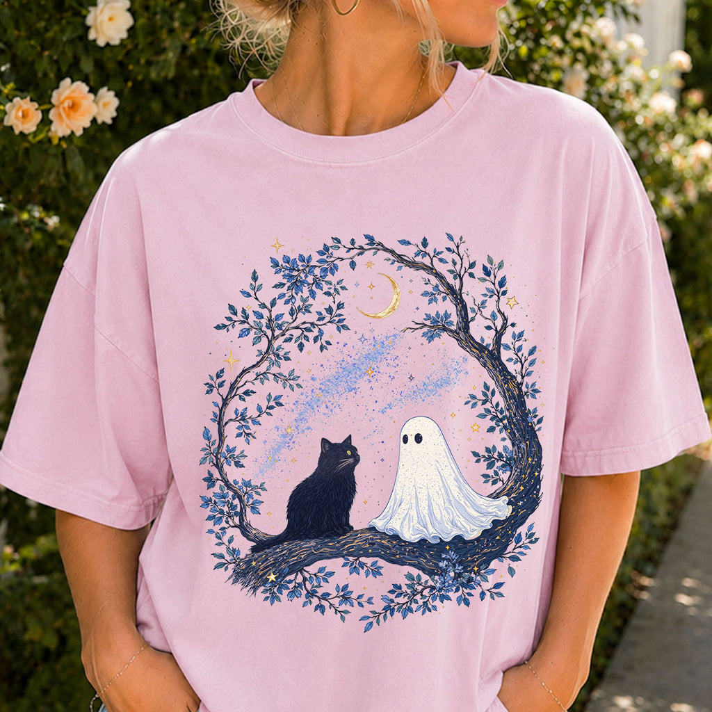The Cat and The Ghost T-Shirt