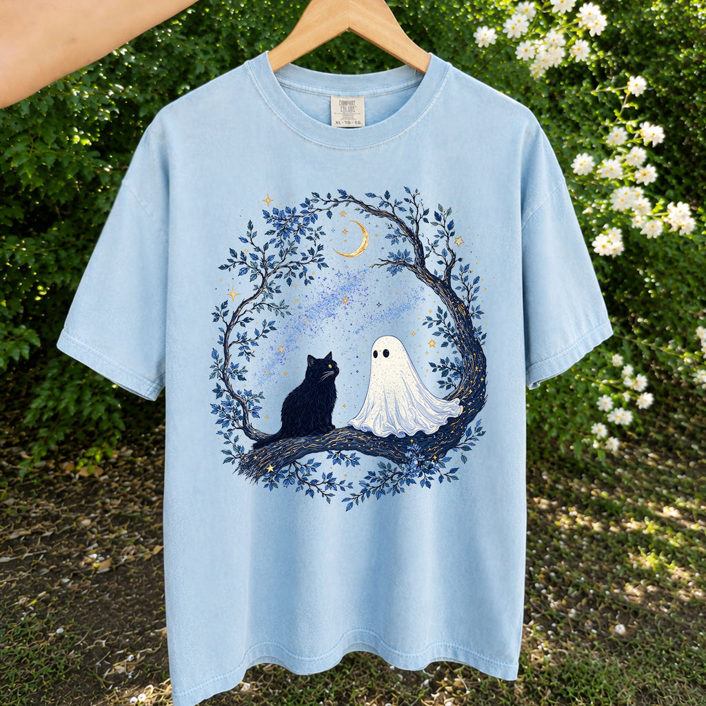 The Cat and The Ghost T-Shirt