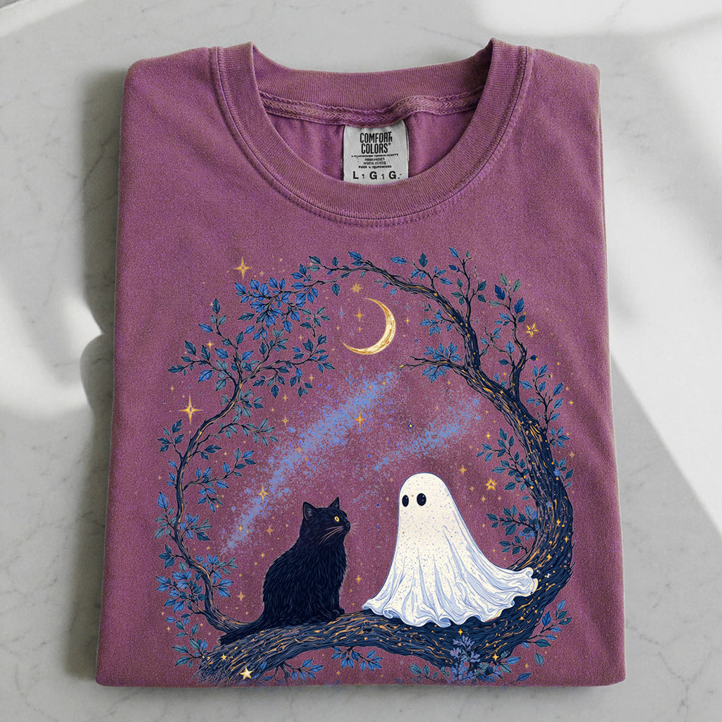 The Cat and The Ghost T-Shirt
