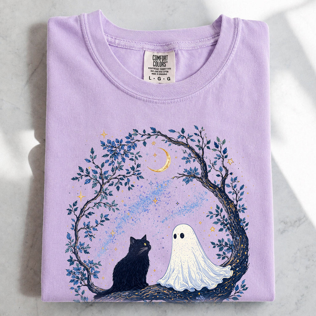 The Cat and The Ghost T-Shirt