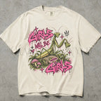 Girls Will Be Girls Graffiti Comfort Colors T-Shirt - T-Shirt