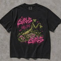 Girls Will Be Girls Graffiti Comfort Colors T-Shirt - Black / S - T-Shirt