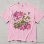 Girls Will Be Girls Graffiti Comfort Colors T-Shirt - Blossom / S - T-Shirt