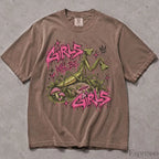 Girls Will Be Girls Graffiti Comfort Colors T-Shirt - Espresso / S - T-Shirt