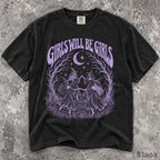 Girls Will Be Girls Purple Comfort Colors Shirt - T-Shirt