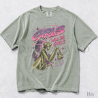 Girls Will Be Girls Retro Comfort Colors T-Shirt - Bay / S - T-Shirt