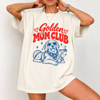 Golden Retriever Mom Club Comfort Colors T-Shirt