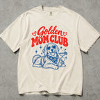 Golden Retriever Mom Club Comfort Colors T-Shirt
