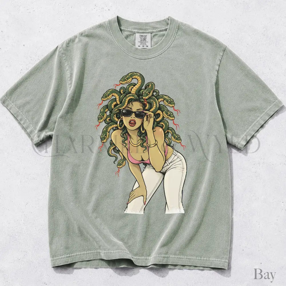 Grand Medusa Comfort Colors T-Shirt - Bay / S - T-Shirt